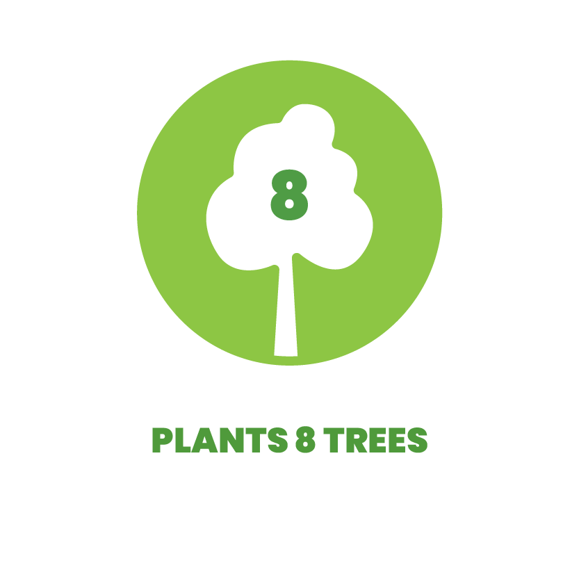 8 Trees Planting Certificate – Treevotion